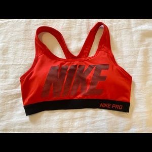 Nike Dri-Fit sports bra with padding- Size M